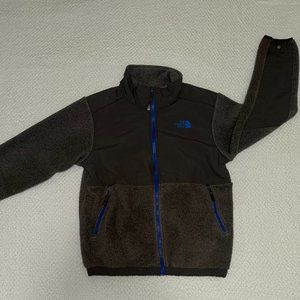 The North Face Boy's Gray and Blue Two Pocket Jacket